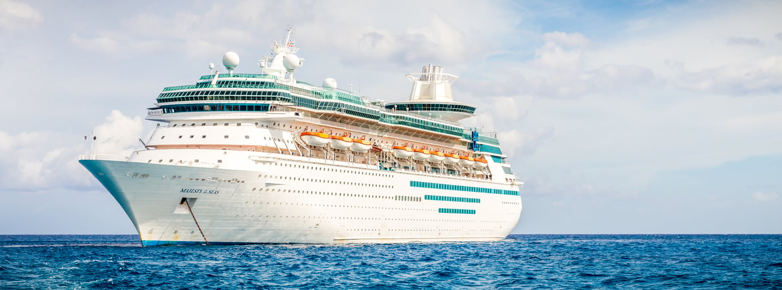 NASSAU, BAHAMAS - SEPTEMBER, 06, 2014: Royal Caribbean's Ship, , Sails in the Port of the Bahamas on September 06, 2014